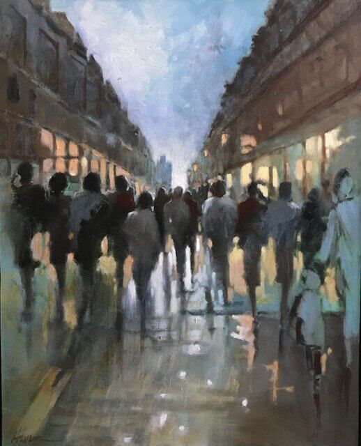 Lower Manhattan by Betsy Havens at LePrince Galleries